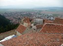 Blick von der Mittelalterlichen Burg von Rosenau (Râșnov) bei Kronstadt - thumbnail