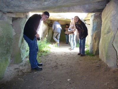 In einem Megalithgrab in Tustrup