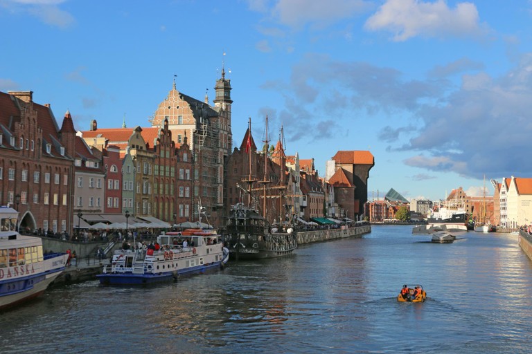 Gdansk: Kanal mit dem Krantor - small